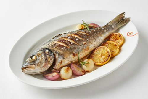 Poisson bar grillé